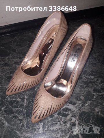 Елегантни  дамски  обувки  с висок ток със  , снимка 2 - Дамски елегантни обувки - 37011484