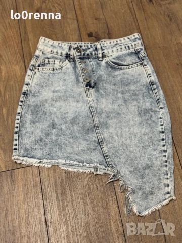 Дамска дънкена пола