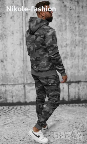 Камуфлажен спортен комплект, снимка 3 - Спортни дрехи, екипи - 47568789