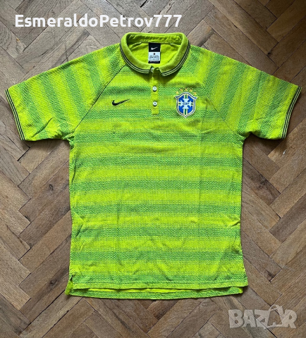 Спортна Тениска Nike Бразилия, снимка 1 - Спортни дрехи, екипи - 44635233