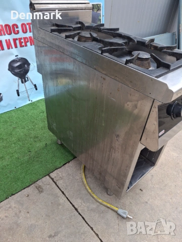 Професионален газов котлон две горелки, снимка 4 - Друго търговско оборудване - 53939039