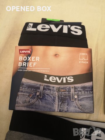 Мъжки боксерки Levi's Solid Men's Boxer Briefs, снимка 4 - Бельо - 31056669