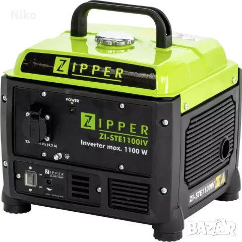 Hемски инверторен генератор Zipper 1200w, снимка 1 - Генератори - 48256307