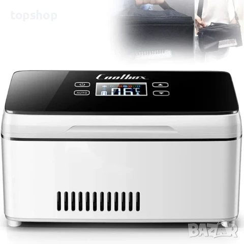 НОВ Преносим хладилник за лекарства, 3 батерии, CoolBox, инсулин, медицинска хладилна чанта, снимка 8 - Хладилници - 50555741