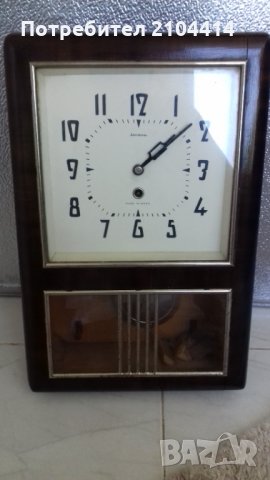 Старинен руски часовник механичен, снимка 2 - Стенни часовници - 33765128