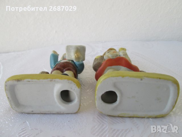 2 бр  стари фигури момче момиче керамика порцелан, червена шапчица, снимка 6 - Декорация за дома - 29125581
