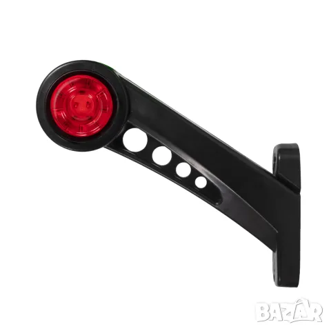 LED габарит рогче 18 LED под 45 градуса 190 mm 12-24V