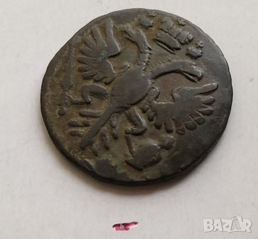  Монета Денга 1751г Русия, снимка 4 - Нумизматика и бонистика - 31304099