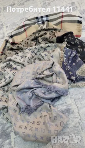 Шал LV и Burberry, снимка 2 - Шалове - 48382217