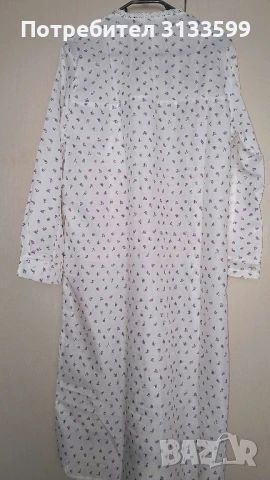 Дамски нощници с дълъг ръкав за пролет и есен - размер 46, снимка 7 - Нощници - 51308298