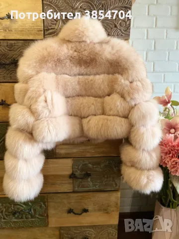 Палто естествен косъм*лисица , снимка 15 - Палта, манта - 47968109