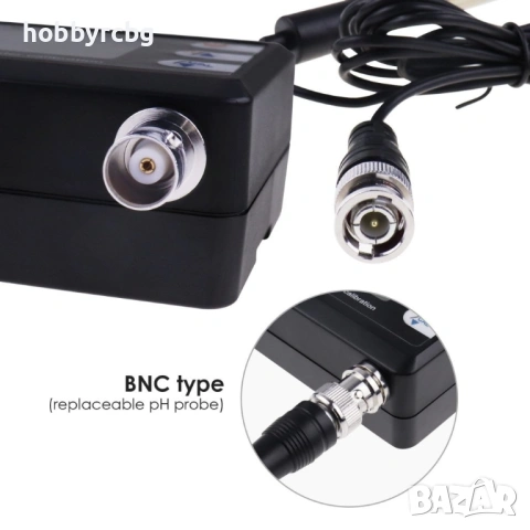 Kомбиниран тестер за рН и температура със сменяем pH електрод, снимка 5 - Друга електроника - 33332610