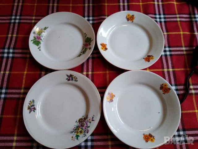 4броя плитки чинии с диаметър 18.8 см, снимка 1