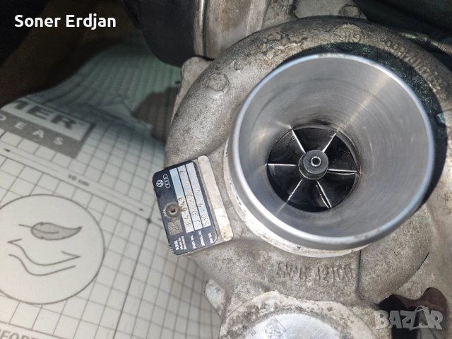 Турбина/Турбо/BITDI BORGWARNER 2.0 TDI VW Crafter, снимка 7 - Части - 52807775