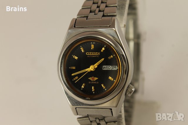 1980's Дамски Японски Часовник Citizen 6651 Автомат, снимка 3 - Антикварни и старинни предмети - 40411231
