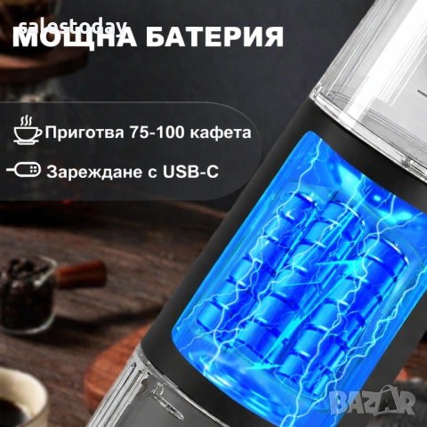 Кафемашина за мляно кафе или капсули, Преносима , снимка 3 - Кафемашини - 49217880