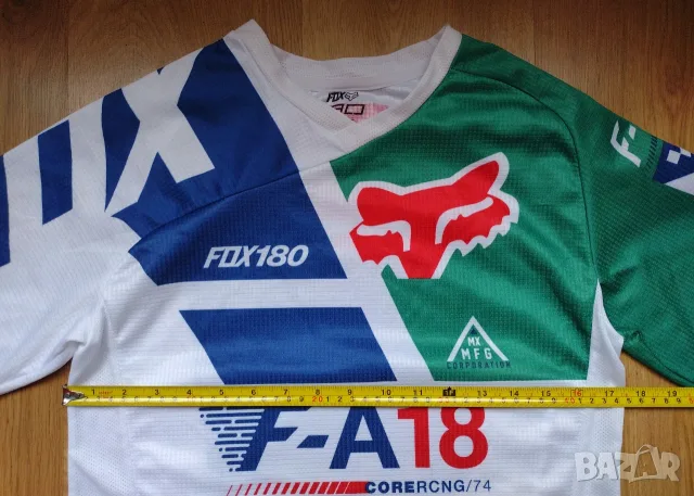 Fox Racing 180 Sayak - Moto Jersey Мото крос, снимка 10 - Спортна екипировка - 56201008