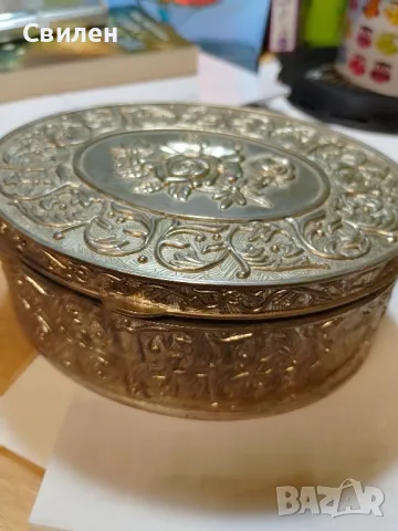 Стара кутия за бижута , снимка 3 - Антикварни и старинни предмети - 47425885