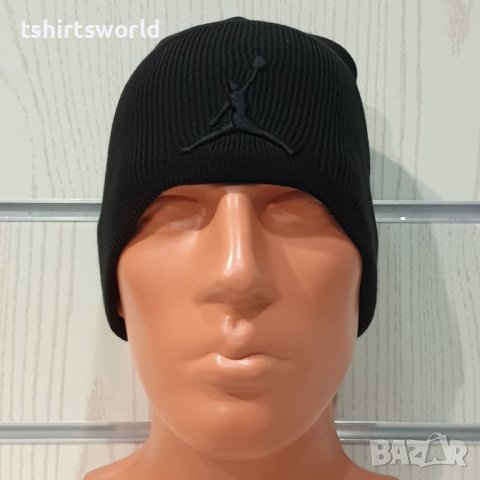 Нова зимна шапка на марката Michael Jordan с черно лого , снимка 7 - Шапки - 42892029