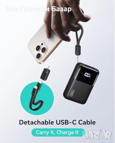 Нова INIU Мини Външна Батерия 100W 25000mAh за MacBook iPhone Samsung, снимка 4 - Външни батерии - 51577653