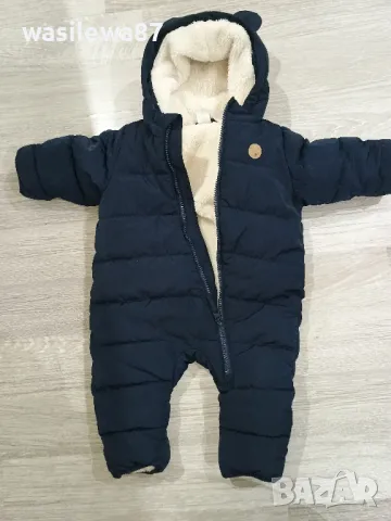 Ескимос за бебе -момче (тъмно синьо) H&M , снимка 2 - Комплекти за бебе - 47511103