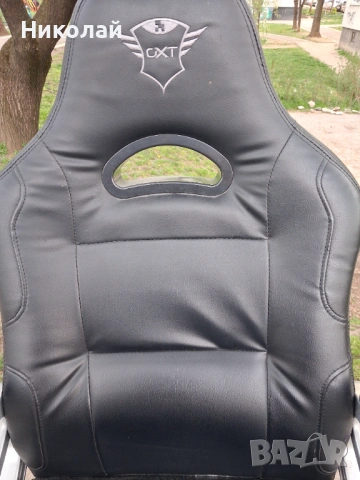 Офис стол с черна тапицерия , снимка 8 - Столове - 54225610