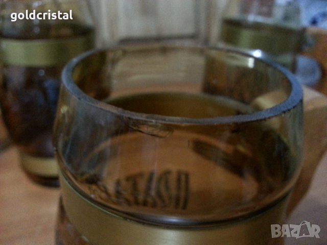 Стъклени халби за бира Полтава с дървени дръжки , снимка 5 - Антикварни и старинни предмети - 38505209