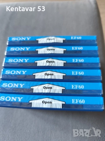 Аудио касети Sony EF60-нови-Тайланд, снимка 4 - Аудио касети - 54096036