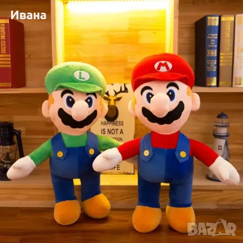 Плюшена играчка Супер Марио Super Mario 30cm, снимка 4 - Плюшени играчки - 48348143