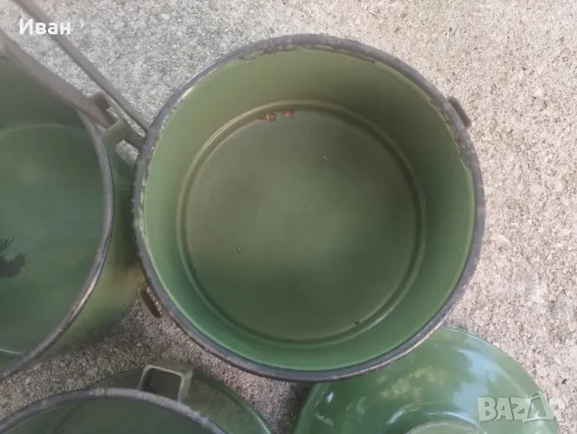 Соц емайлирани съдове за храна , снимка 7 - Антикварни и старинни предмети - 50295707