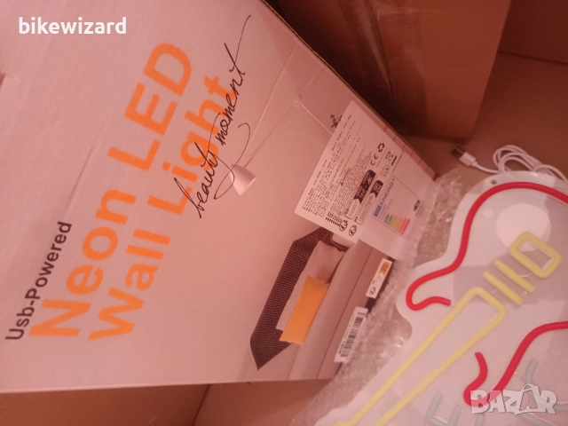 Неонова светлинна табела за музика на живо - Цветна димируема НОВА С ТРАНСПОРТЕН ДЕФЕКТ, снимка 5 - Други - 50139263