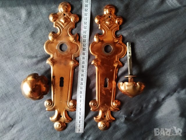 стари дръжки за врата на шилд-комплект , снимка 2 - Антикварни и старинни предмети - 39852080