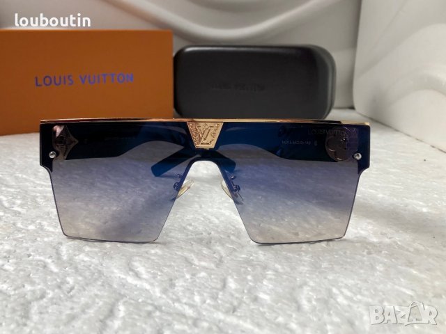 -22 % разпродажба Louis Vuitton 2023 висок клас дамски слънчеви очила маска Мъжки Унисекс, снимка 3 - Слънчеви и диоптрични очила - 38999588