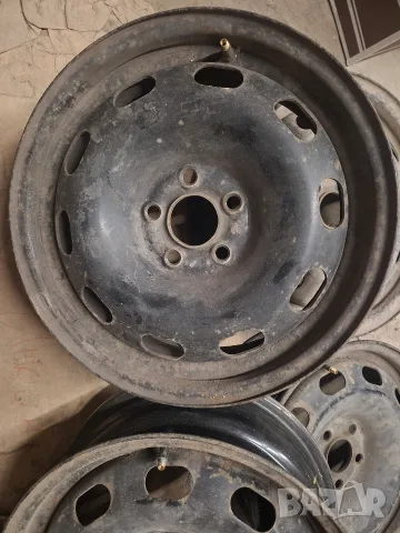 Железни джанти 15 цола 5x100  VW Golf 4, снимка 2 - Гуми и джанти - 56137418