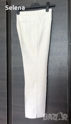 бежов панталон ZARA, снимка 5 - Панталони - 50603171