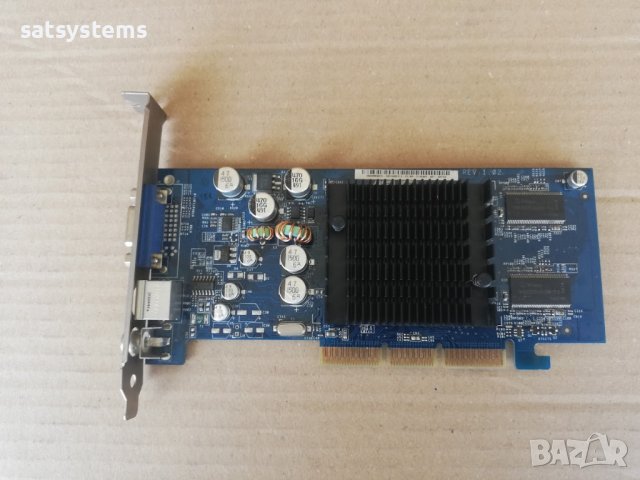Видео карта NVidia GeForce 4 Asus V9400 Magic 128MB DDR 64bit AGP, снимка 1 - Видеокарти - 37965385