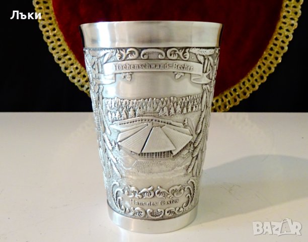 Чаша от калай за вино,Höchenschwand. , снимка 4 - Антикварни и старинни предмети - 37783591