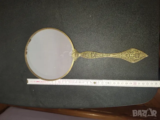 френско старо бронзово vintage огледало , снимка 11 - Антикварни и старинни предмети - 49781635