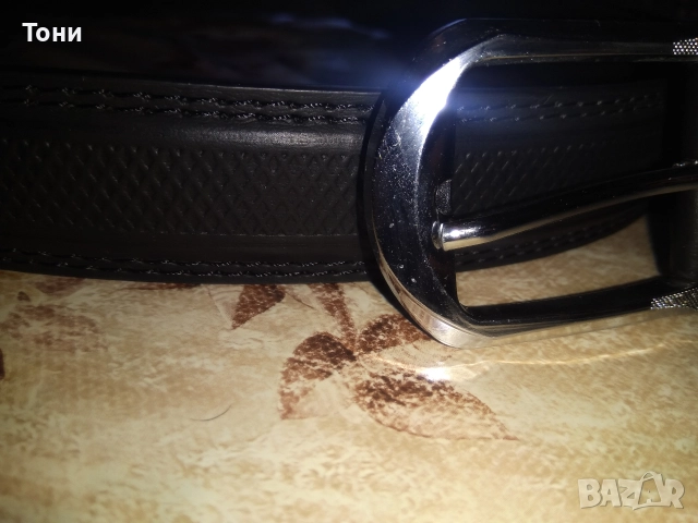 Нов Мъжки Колан Изцяло от Естествена Кожа 125см., снимка 8 - Колани - 52562955