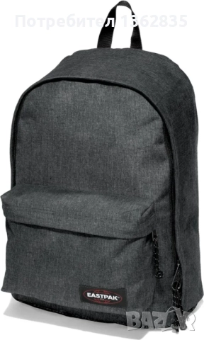 НОВА оригинална тъмно сива водоустойчива раница EASTPAK от Германия