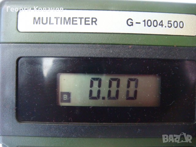 Измервателен уред, цифров мултиметър RFT G 1004.500 Digital-Multimeter , снимка 10 - Друга електроника - 30974696