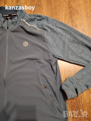 NIKE THERMA SPHERE ELEMENT RUNNING - мъжко терма горнище КАТО НОВА ХЛ, снимка 7 - Спортни дрехи, екипи - 52868998