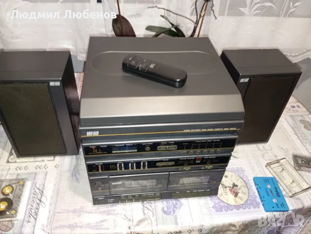 Ретро уредба грамофон,радио,касетофон , снимка 9 - Аудиосистеми - 55838485