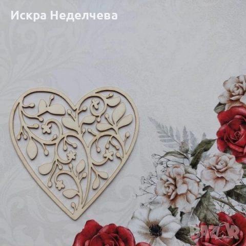 Материали за Св.Валентин от бирен картон, снимка 8 - Други - 52988394