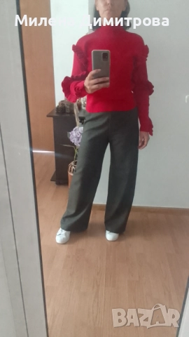 Дамски пуловер OXXO размер S/M, снимка 2 - Блузи с дълъг ръкав и пуловери - 50820896