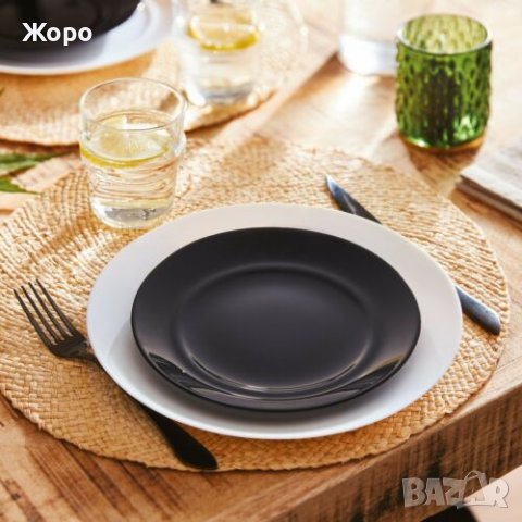 Сервиз Luminarc Alexie черно-бял - 18 части