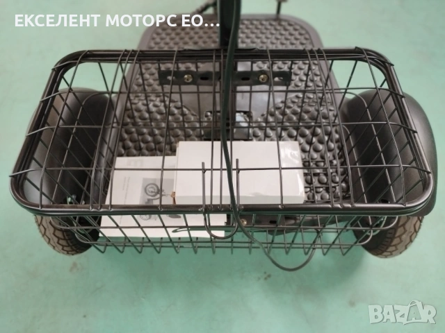 Електрическа триколка с равна платформа и облегалка, снимка 6 - Мотоциклети и мототехника - 54277806