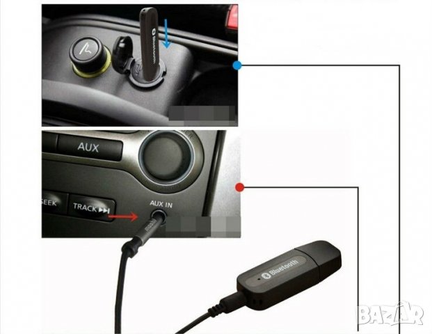 Bluetooth Audio Aux Adapter, Блутут за кола, снимка 2 - Аксесоари и консумативи - 33719958