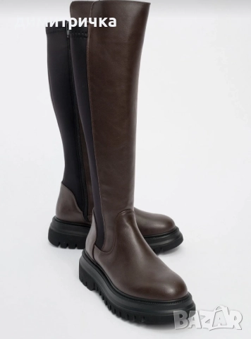 Нови ботуши 38 номер, снимка 3 - Дамски ботуши - 52771101