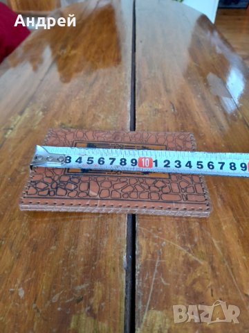 Стар кожен портфейл,портмоне #8, снимка 7 - Антикварни и старинни предмети - 34308086